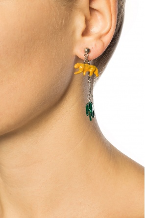 Floral motif earrings, zdjęcie 2 Floral motif earrings od Marni